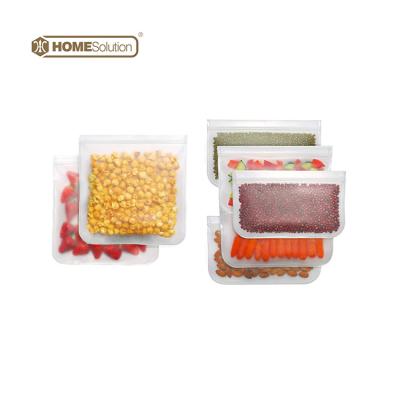 China Viable Premium Vegetable Fridge Organizer Eco-Friendly Reusable Food Vacuum Storage Bags for sale