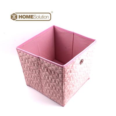 China Oxford Viable High Quality Collapsible Organizer Colorer Cube Bin Collapsible Cloth Storage for sale