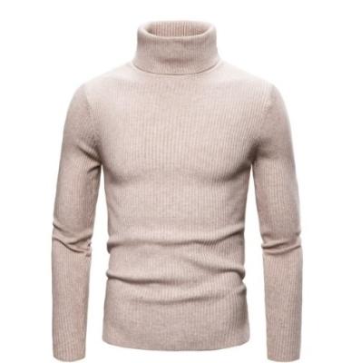 China Custom Casual Sweater Winter Turtle Neck Men Plus Size Simple Thin Knitted Pullover Sweater for sale