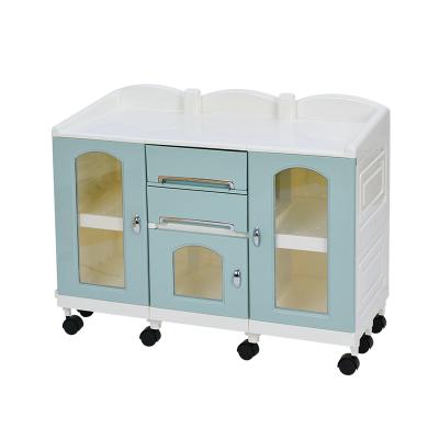 China Large Modern Cheap Mobile Bedside Bedroom Small Storage Cabinet With Drawers And Doors for sale