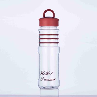 China 2021 New Promotion Portable PC PP Sports Water Bottle Transparent Custom for sale