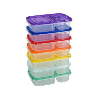 China Good Quality Disposable Microwave Lunch Box Wholesale Customized Takeout Food for sale