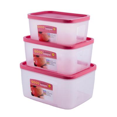 China Heat Resistant Tempered High Quality Plastic Kitchenware Bowl Food Storage Container Sustainable for sale