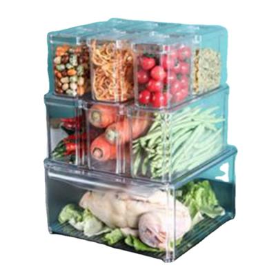 China Sustainable High Quality Multi Functional Adjustable Wholesale Fridge Crisper for sale