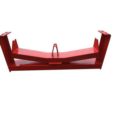 China Mining Industry Belt Conveyor Hot Dip Galvanizing Tracking Idler Bracket for sale