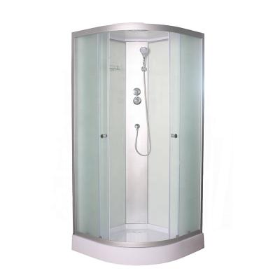 China Factory Direct Sale Modern Rug Tempered Glass Bathroom Enclosure Sliding Shower Cubicle for sale