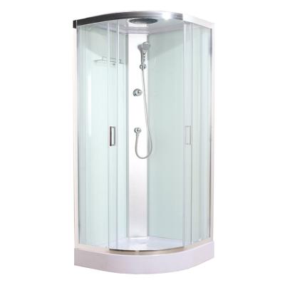 China PROMOTION Modern Single Bath Glass Shower Rooms Chrome Profile Shower Enclosure for sale