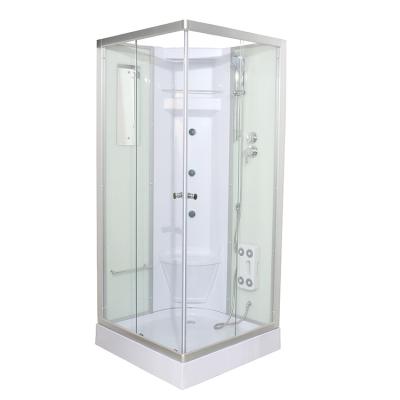 China Without Back Roof American Style Shower Room Full Wall ABS Shower Enclosure Hot Sale for sale