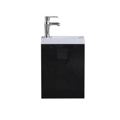 China Modern Makeup Bathroom Vanity Sink Small Size Wall Hung Cabinet for sale