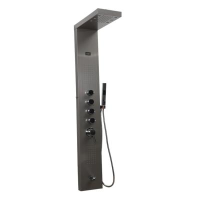 China CLASSIC Factory Direct Thermostatic Stainless Steel Column Shower Panel for sale