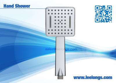 China Plastic Waterfall Handheld Shower Head with Chrome Plating for sale