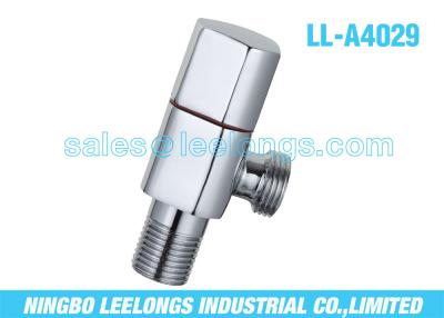 China Brass Ball Valve With Stainless Steel Decorative Cover , Brass Angle Valve for sale