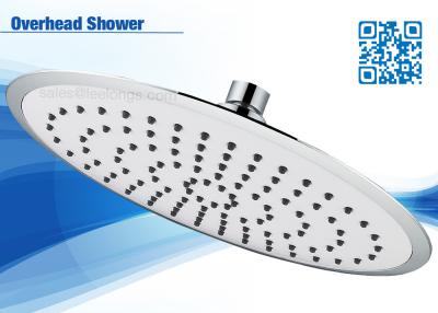 China Water Efficient High Spray Chrome Plated Abs Overhead Shower Head For Slide Bar for sale