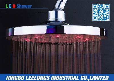 China Ceiling Rainfall Luxurious Detachable SPA Rain Shower Head With LED Lights for sale