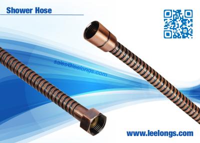 China Retractable Double - Locked Flexible Shower Hose Bathroom Shower Accessories for sale