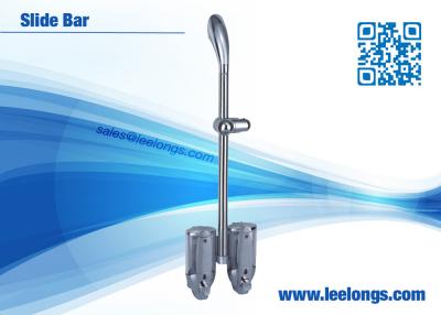 China Chromed Stainless Steel Shower Slide Bar Accessories For Hotel , Home for sale