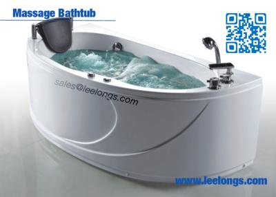 China Stand Alone  Plastic Massage Bathtub Roaring Jacuzzi With Waterfall System for sale