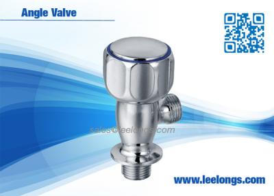 China Chromed Bathroom Angle Valve Zinc Bathroom Accessories For Hotel , Home for sale