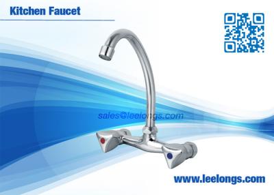 China Modern Two Handle Pull Down Kitchen Faucets , Vessel Sink Faucets for sale