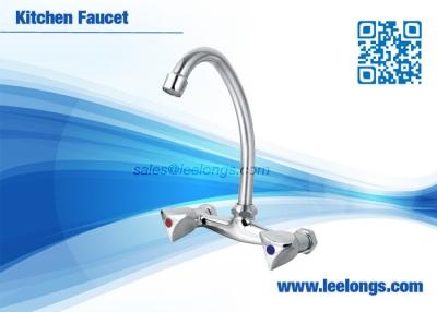 China 2 Handle Kitchen Basin Faucet Vessel Sink Faucets Connect To Water Outlet for sale