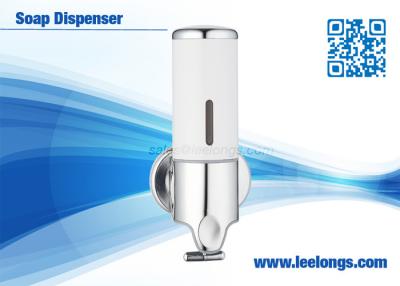 China Stainless Steel Liquid Soap Dispenser Chromed 500ML , Manual for sale