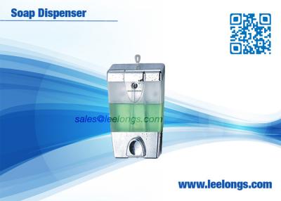 China Chromed / Transparent 550ml Single Tank Liquid Hand Wash Soap Dispenser for sale