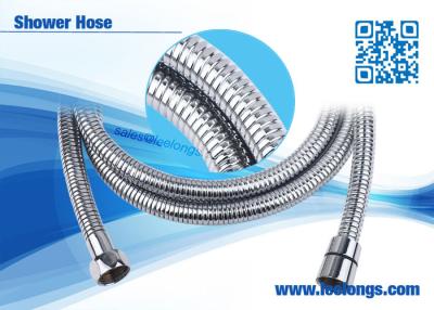 China 1.5m stainless steel Shower Hose for bath taps with Narrow Teeth for sale