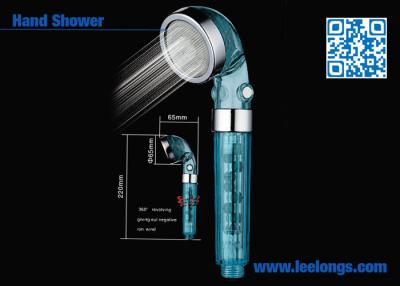 China Transparent Moisturizing Filter Shower Head Magnet Therapy For Hotel for sale