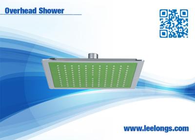 China Mounted Overhead Shower Head Without Diverter , square rain shower head for sale