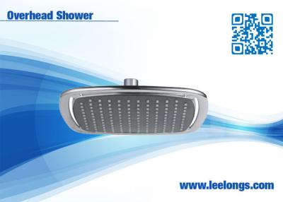 China Hotel Bathroom Overhead Shower Head ABS Chrome With large rain for sale