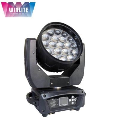 China Hotel Winlite 19x15w rgbw led wash zoom moving head light for sale