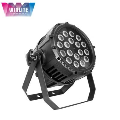 China Aluminum Sports Stadiums Winlite IP65 18x10w Outdoor 4in1 RGBW Led Par 64 for sale