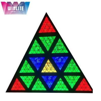 China Lights can be at will Winlite new spliced ​​triangle 16x30w 1800k gold color led matrix blinder light can be spliced ​​at will for sale