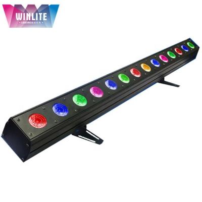 China Sports Stadiums Winlite IP20 14x6in1 rgbwa+uv 18w pixel led wall washer bar light for sale