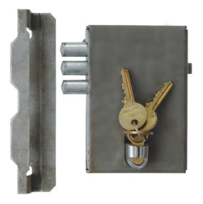 China Long-lasting Performance Mortise Key Lock with Deadlatch Type and SN Finish for sale