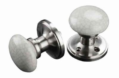 China Easy Installation Knob Door Lock with Zinc Alloy and Porcelain Material CP MB ORB PB AB SS Finish for sale