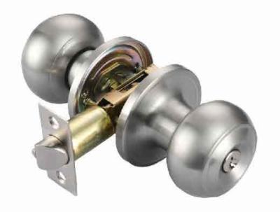 China PS Function Full Lip D-shape Strike Zinc Alloy and Porcelain Knob Door Lock 1-3/4