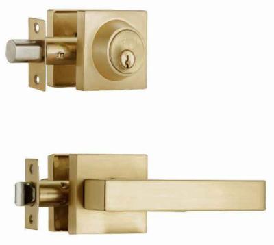 China Square Combination Lock Full Lip D Shape  Combination Front Door Locks for sale