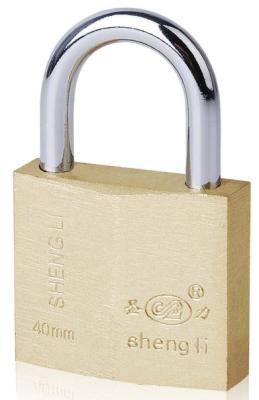 China High Security Padlock Brass ( Silver ) Painted Rhombic Type Padlock Pin Tumbler Lock for Enhanced Security for sale