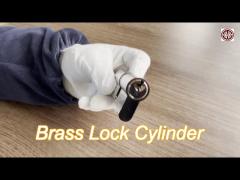en1303 brass lock cylinder high security antique brass euro cylinder durability