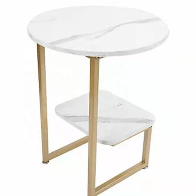 China Double Layer Eco-Friendly Modern Curve Convenient Bedside Table for sale