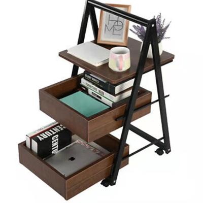 China Triangle Eco - Friendly Creative Modern Storage Single Bedside Table for sale