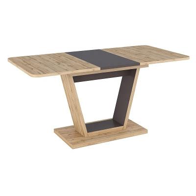 China Extendable modern style restaurant wood dining table set for modern dining room rectangle dining table for sale