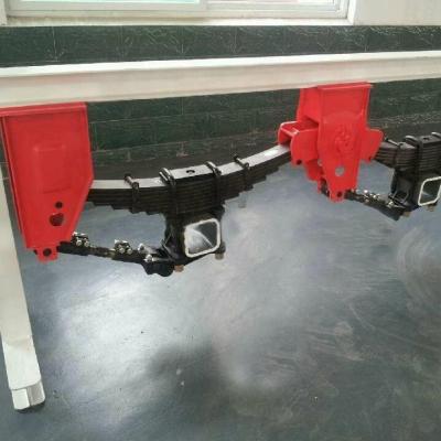 China American style 30 ton trailer suspension air tower suspension trailer leaf spring for sale