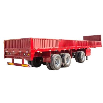 China Semi Truck Trailer Cargo Transport Use Car Side Wall Truck Trailer for sale