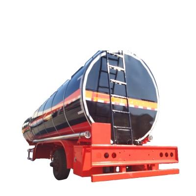 China Transport Diesel 30000l Heated Liquid Asphalt Bitumen Tank Launch Tanker Semi Trailer for sale