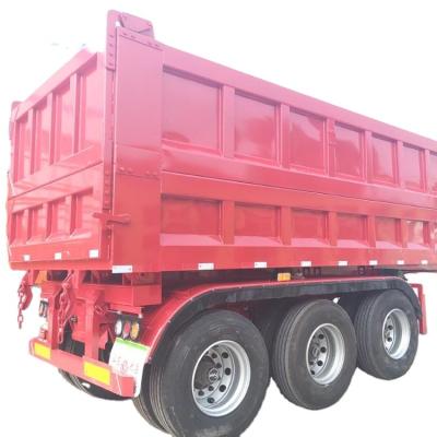 China Truck Trailer Dump Trailer Hydraulic Lift Dump Trailer Farm U Shape Dump Trailer for sale