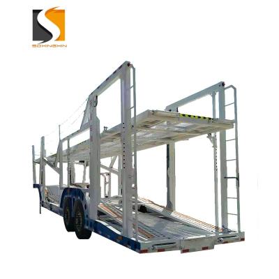 China Safety Best Selling 8 Car Haul Semi Hydraulic Carriers Car Hauler Trailer for sale