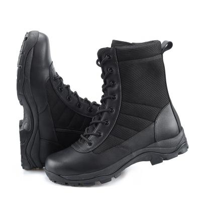 China Steel Side Zipper Factory Direct Toe Wholesale Natural Cow Leather Light Men's Boots for sale