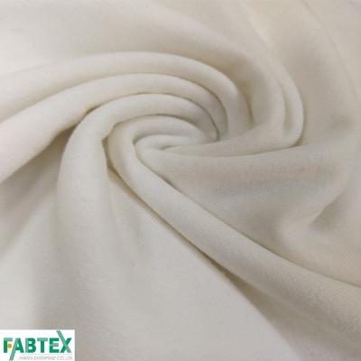 China Wicking Blend Color French Terry Polyester Rayon Stretch Knit Fabric For Garment #FTRL-9405 for sale